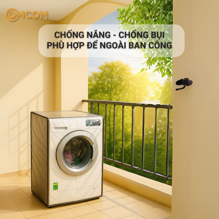 Máy giặt để ngoài trời có sao không?