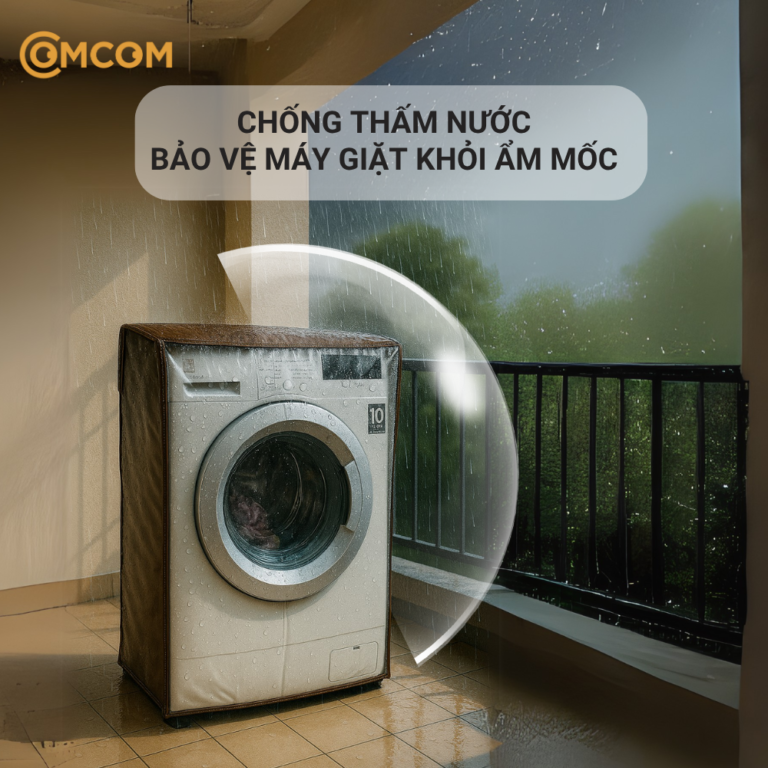 Áo Trùm Máy Giặt Chống Thấm Nước – Giải Pháp Hiệu Quả Cho Mùa Mưa