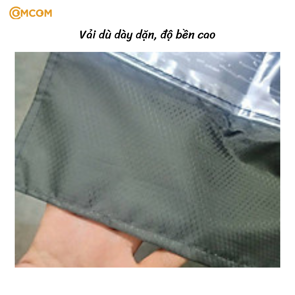 Cận cảnh lớp vải tráng nhựa dày dặn